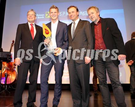 Sportgala. Ehrung Sportler des Jahres. Peter Kaiser, Thomas Morgenstern, Peter Gauper, Marjan Velik. Velden, 23.12.2013.
Foto: Kuess 
---
pressefotos, pressefotografie, kuess, qs, qspictures, sport, bild, bilder, bilddatenbank