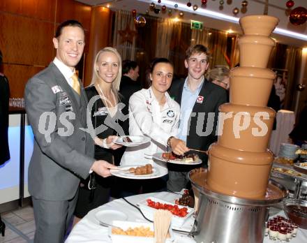 Sportgala. Ehrung Sportler des Jahres. Gerhard Schmid, Jasmin Ouschan, Lara Vadlau, Florian Berg. Velden, 23.12.2013.
Foto: Kuess 
---
pressefotos, pressefotografie, kuess, qs, qspictures, sport, bild, bilder, bilddatenbank