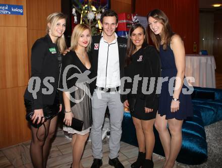 Sportgala. Ehrung Sportler des Jahres. Sabine Schoeffmann, Pia Meschik, Daniel Krebs, Ina Meschik, Anna Mokina. Velden, 23.12.2013.
Foto: Kuess 
---
pressefotos, pressefotografie, kuess, qs, qspictures, sport, bild, bilder, bilddatenbank