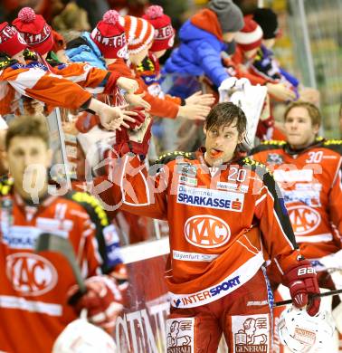 EBEL. Eishockey Bundesliga. KAC gegen VSV.  John Lammers (KAC). Klagenfurt, am 26.12.2013
Foto: Kuess 

---
pressefotos, pressefotografie, kuess, qs, qspictures, sport, bild, bilder, bilddatenbank