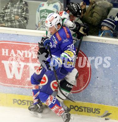 EBEL. Eishockey Bundesliga. EC VSV gegen HDD TELEMACH Olimpija Ljubljana. Nico Brunner,  (VSV). Villach, am 1.1.2014.
Foto: Kuess 


---
pressefotos, pressefotografie, kuess, qs, qspictures, sport, bild, bilder, bilddatenbank