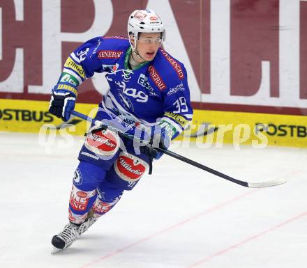 EBEL. Eishockey Bundesliga. EC VSV gegen HDD TELEMACH Olimpija Ljubljana. Patrick Platzer (VSV). Villach, am 1.1.2014.
Foto: Kuess 


---
pressefotos, pressefotografie, kuess, qs, qspictures, sport, bild, bilder, bilddatenbank