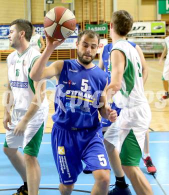 Basketball 2. Bundesliga. KOS Klagenfurt/Celovec gegen WSG Radenthein. Patrick Biedermann (Radenthein). Klagenfurt, 6.1.2014.
Foto: Kuess
---
pressefotos, pressefotografie, kuess, qs, qspictures, sport, bild, bilder, bilddatenbank