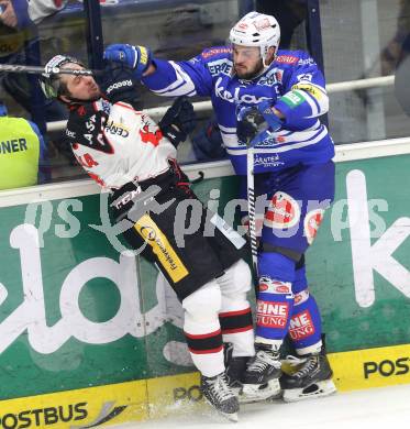 EBEL. Eishockey Bundesliga. EC VSV gegen HC Orli Znojmo. Scott Hotham (VSV), Milan Prochazka (Znaim). Villach, am 7.1.2014.
Foto: Kuess
---
pressefotos, pressefotografie, kuess, qs, qspictures, sport, bild, bilder, bilddatenbank