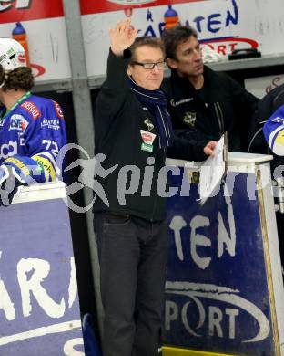 EBEL. Eishockey Bundesliga. EC VSV gegen HC Orli Znojmo. Trainer Hannu Jaervenpaeae (VSV). Villach, am 7.1.2014.
Foto: Kuess 


---
pressefotos, pressefotografie, kuess, qs, qspictures, sport, bild, bilder, bilddatenbank