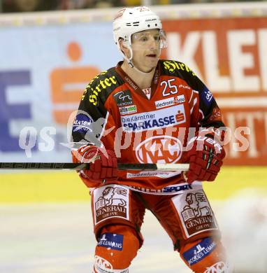 EBEL. Eishockey Bundesliga. KAC gegen HC TWK Innsbruck Die Haie. Kirk Furey (KAC). Klagenfurt, am 10.1.2014.
Foto: Kuess 

---
pressefotos, pressefotografie, kuess, qs, qspictures, sport, bild, bilder, bilddatenbank