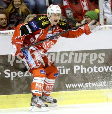 EBEL. Eishockey Bundesliga. KAC gegen HC TWK Innsbruck Die Haie. David Schuller (KAC). Klagenfurt, am 10.1.2014.
Foto: Kuess 

---
pressefotos, pressefotografie, kuess, qs, qspictures, sport, bild, bilder, bilddatenbank