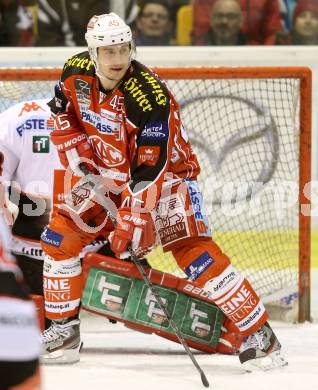 EBEL. Eishockey Bundesliga. KAC gegen HC TWK Innsbruck Die Haie. David Schuller (KAC). Klagenfurt, am 10.1.2014.
Foto: Kuess 

---
pressefotos, pressefotografie, kuess, qs, qspictures, sport, bild, bilder, bilddatenbank