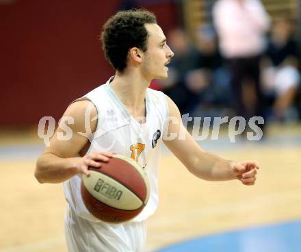 Basketball 2. Bundesliga. Woerthersee Piraten gegen Vienna D.C. Timberwolves. Tobias Dobernig (Piraten). Klagenfurt, am 11.1.2014.
Foto: Kuess
---
pressefotos, pressefotografie, kuess, qs, qspictures, sport, bild, bilder, bilddatenbank