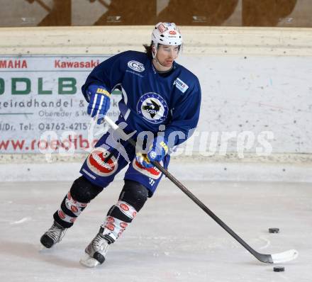 EBEL. Erste Bank Eishockey Bundesliga. Training VSV.  Eric Hunter. Spittal, am 16.1.2014.
Foto: Kuess
---
pressefotos, pressefotografie, kuess, qs, qspictures, sport, bild, bilder, bilddatenbank