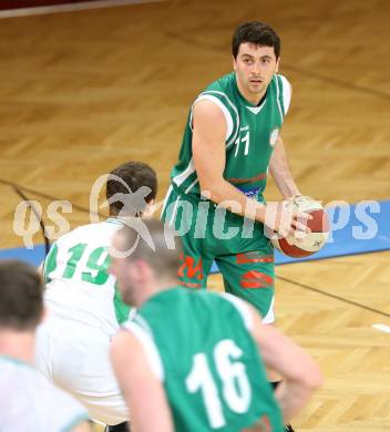 Basketball 2. Bundesliga. KOS Klagenfurt/Celovec gegen BK Mattersburg Rocks. Stefan Ulreich(Mattersburg). Klagenfurt, am 18.1.2014.
Foto: Kuess
---
pressefotos, pressefotografie, kuess, qs, qspictures, sport, bild, bilder, bilddatenbank