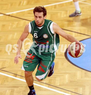 Basketball 2. Bundesliga. KOS Klagenfurt/Celovec gegen BK Mattersburg Rocks.  David Jandl (Mattersburg). Klagenfurt, am 18.1.2014.
Foto: Kuess
---
pressefotos, pressefotografie, kuess, qs, qspictures, sport, bild, bilder, bilddatenbank