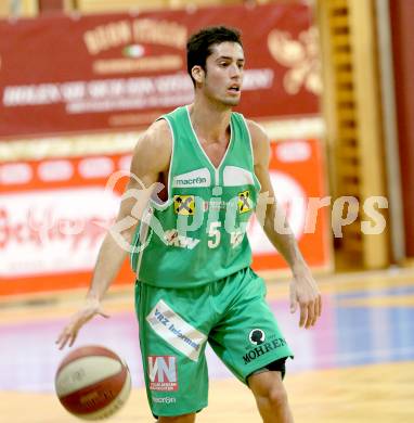 Basketball 2. Bundesliga.  Woerthersee Piraten gegen Dornbirn Lions.  Francisco Javier Sastre Casali  (Dornbirn). Klagenfurt, am 25.1.2014.
Foto: Kuess
---
pressefotos, pressefotografie, kuess, qs, qspictures, sport, bild, bilder, bilddatenbank