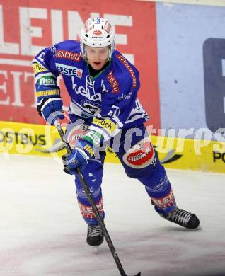 EBEL. Eishockey Bundesliga. EC VSV gegen EHC LIWEST Linz. Nico Brunner (VSV). Villach, am 26.1.2014.
Foto: Kuess 


---
pressefotos, pressefotografie, kuess, qs, qspictures, sport, bild, bilder, bilddatenbank