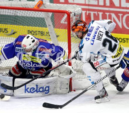 EBEL. Eishockey Bundesliga. EC VSV gegen EHC LIWEST Linz. Jean Philippe Lamoureux, (VSV), Rob Hisey (Linz). Villach, am 26.1.2014.
Foto: Kuess 


---
pressefotos, pressefotografie, kuess, qs, qspictures, sport, bild, bilder, bilddatenbank