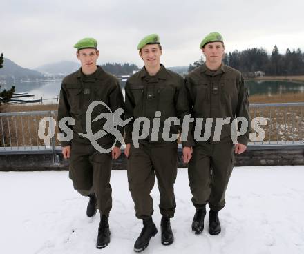 Schi Alpin. Snowboard. Verabschiedung Kaerntner Olympia Teilnehmer. Otmar Striedinger, Matthias Mayer, Max Franz. Faak am See, 27.1.2014.
Foto: Kuess
---
pressefotos, pressefotografie, kuess, qs, qspictures, sport, bild, bilder, bilddatenbank