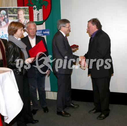 Eishockey. Filmpraesentation. Gaby Schaunig, Reinhard Tellian,  Peter Kaiser, Sepp Puschnig. Klagenfurt, am 28.1.2014.
Foto: Kuess
---
pressefotos, pressefotografie, kuess, qs, qspictures, sport, bild, bilder, bilddatenbank