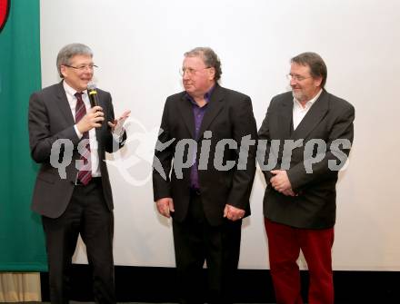 Eishockey. Filmpraesentation. Peter Kaiser, Sepp Puschnig, Ferdinand Macek. Klagenfurt, am 28.1.2014.
Foto: Kuess
---
pressefotos, pressefotografie, kuess, qs, qspictures, sport, bild, bilder, bilddatenbank