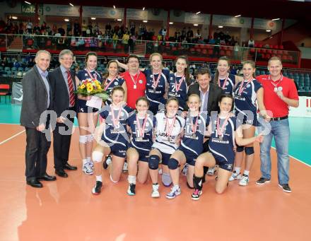 Volleyball Frauen. OEVV Cup. Oesterreichscher Volleyballverband Cup. Sparkasse Wildcats gegen SG SVS Post.  Klagenfurt, am 31.1.2015.
Foto: Kuess
---
pressefotos, pressefotografie, kuess, qs, qspictures, sport, bild, bilder, bilddatenbank