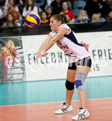 Volleyball Frauen. OEVV Cup. Oesterreichscher Volleyballverband Cup. Sparkasse Wildcats gegen SG SVS Post. Nicole Freller (Wildcats). Klagenfurt, am 31.1.2015.
Foto: Kuess
---
pressefotos, pressefotografie, kuess, qs, qspictures, sport, bild, bilder, bilddatenbank