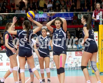 Volleyball Frauen. OEVV Cup. Oesterreichscher Volleyballverband Cup. Sparkasse Wildcats gegen SG SVS Post. Lisa Schmerlaib (Wildcats). Klagenfurt, am 31.1.2015.
Foto: Kuess
---
pressefotos, pressefotografie, kuess, qs, qspictures, sport, bild, bilder, bilddatenbank