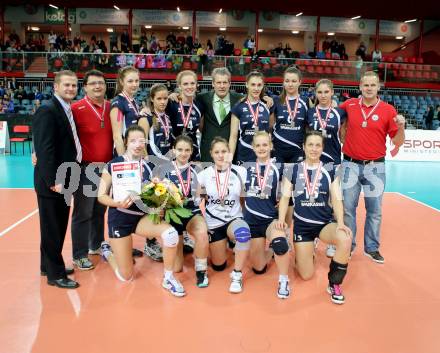 Volleyball Frauen. OEVV Cup. Oesterreichscher Volleyballverband Cup. Sparkasse Wildcats gegen SG SVS Post.  Klagenfurt, am 31.1.2015.
Foto: Kuess
---
pressefotos, pressefotografie, kuess, qs, qspictures, sport, bild, bilder, bilddatenbank