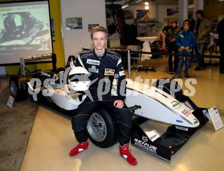 Motorsport. HTL Tag der offenen Tuer.  Christopher Hoeher. Klagenfurt, am 1.2.2014.
Foto: Kuess
---
pressefotos, pressefotografie, kuess, qs, qspictures, sport, bild, bilder, bilddatenbank