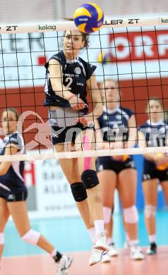 Volleyball Frauen. OEVV Cup. Oesterreichscher Volleyballverband Cup. Sparkasse Wildcats gegen SG SVS Post.  Lisa Schmerlaib (Wildcats). Klagenfurt, am 31.1.2015.
Foto: Kuess
---
pressefotos, pressefotografie, kuess, qs, qspictures, sport, bild, bilder, bilddatenbank