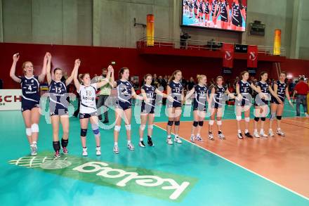 Volleyball Frauen. OEVV Cup. Oesterreichscher Volleyballverband Cup. Sparkasse Wildcats gegen SG SVS Post.  (Wildcats). Klagenfurt, am 31.1.2015.
Foto: Kuess
---
pressefotos, pressefotografie, kuess, qs, qspictures, sport, bild, bilder, bilddatenbank