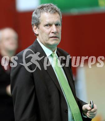 Volleyball Frauen. OEVV Cup. Oesterreichscher Volleyballverband Cup. Sparkasse Wildcats gegen SG SVS Post. Josef Joe Laibacher (Wildcats). Klagenfurt, am 31.1.2015.
Foto: Kuess
---
pressefotos, pressefotografie, kuess, qs, qspictures, sport, bild, bilder, bilddatenbank