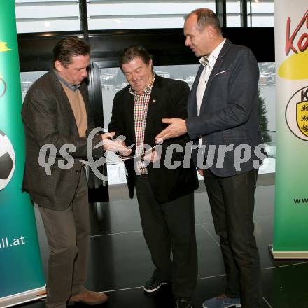 Fussball KFV. Trainerfortbildung 2014.  Werner Gregoritsch, Fritz Driessler, Martin Scherb. Velden, am 1.2.2014.
Foto: Kuess
---
pressefotos, pressefotografie, kuess, qs, qspictures, sport, bild, bilder, bilddatenbank