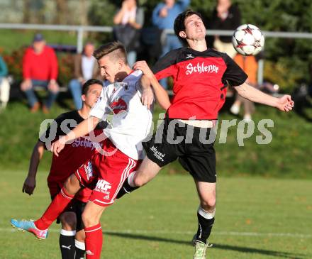 Fussball Unterliga Ost. Ludmannsdorf gegen Woelfnitz. Markus Partl (Ludmannsdorf), Karl Schweighofer (Woelfnitz). Ludmannsdorf, am 27.10.2013.
Foto: Kuess
Foto: Kuess
---
pressefotos, pressefotografie, kuess, qs, qspictures, sport, bild, bilder, bilddatenbank