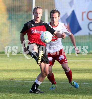 Fussball Unterliga Ost. Ludmannsdorf gegen Woelfnitz. Michael Sablatnik,  (Ludmannsdorf), Michael Pirker (Woelfnitz).. Ludmannsdorf, am 27.10.2013.
Foto: Kuess
Foto: Kuess
---
pressefotos, pressefotografie, kuess, qs, qspictures, sport, bild, bilder, bilddatenbank