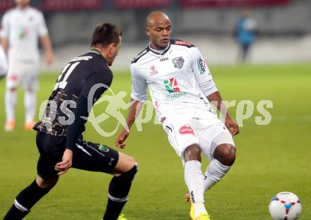 Fussball Bundesliga. RZ Pellets WAC gegen FC Wacker Innsbruck. De oliveira Silvio Carlos (WAC). Klagenfurt, 8.2.2014.
Foto: Kuess

---
pressefotos, pressefotografie, kuess, qs, qspictures, sport, bild, bilder, bilddatenbank