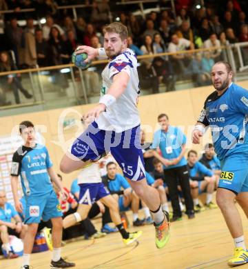 Handball HLA. SC Ferlach gegen HC Linz AG. Fabian Posch (Ferlach). Ferlach, 15.2.2014.
Foto: Kuess
---
pressefotos, pressefotografie, kuess, qs, qspictures, sport, bild, bilder, bilddatenbank