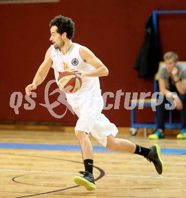 Basketball 2. Bundesliga. Woerthersee Piraten gegen Villach Raiders.  Alexander Ey (Piraten). Klagenfurt, am 15.2.2014.
Foto: Kuess
---
pressefotos, pressefotografie, kuess, qs, qspictures, sport, bild, bilder, bilddatenbank