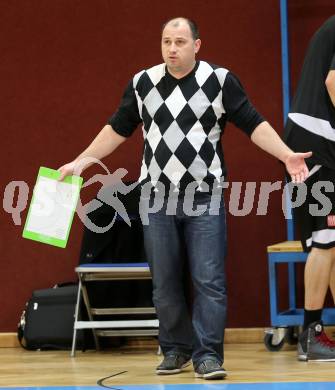 Basketball 2. Bundesliga. Woerthersee Piraten gegen Villach Raiders.  Trainer Goran Jovanovic (Villach).  Klagenfurt, am 15.2.2014.
Foto: Kuess
---
pressefotos, pressefotografie, kuess, qs, qspictures, sport, bild, bilder, bilddatenbank