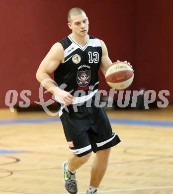 Basketball 2. Bundesliga. Woerthersee Piraten gegen Villach Raiders.  Gasper Jeromen (Villach). Klagenfurt, am 15.2.2014.
Foto: Kuess
---
pressefotos, pressefotografie, kuess, qs, qspictures, sport, bild, bilder, bilddatenbank