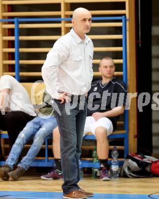 Basketball 2. Bundesliga. Woerthersee Piraten gegen Villach Raiders.  Trainer Dragan Sliskovic (Piraten).. Klagenfurt, am 15.2.2014.
Foto: Kuess
---
pressefotos, pressefotografie, kuess, qs, qspictures, sport, bild, bilder, bilddatenbank