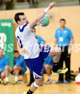 Handball HLA. SC Ferlach gegen HC Linz AG. Miro Barisic (Ferlach). Ferlach, 15.2.2014.
Foto: Kuess
---
pressefotos, pressefotografie, kuess, qs, qspictures, sport, bild, bilder, bilddatenbank