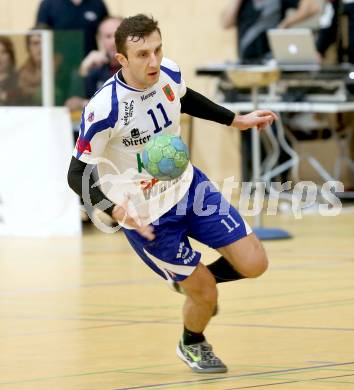 Handball HLA. SC Ferlach gegen HC Linz AG. Izudin Mujanovic (Ferlach). Ferlach, 15.2.2014.
Foto: Kuess
---
pressefotos, pressefotografie, kuess, qs, qspictures, sport, bild, bilder, bilddatenbank