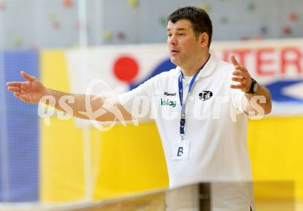 Handball HLA. SC Ferlach gegen HC Linz AG. Trainer Gregor Cvijic (Ferlach). Ferlach, 15.2.2014.
Foto: Kuess
---
pressefotos, pressefotografie, kuess, qs, qspictures, sport, bild, bilder, bilddatenbank