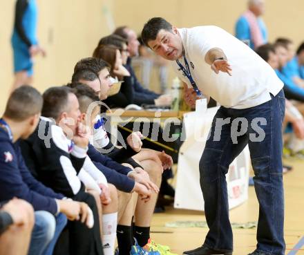 Handball HLA. SC Ferlach gegen HC Linz AG. Trainer Gregor Cvijic (Ferlach). Ferlach, 15.2.2014.
Foto: Kuess
---
pressefotos, pressefotografie, kuess, qs, qspictures, sport, bild, bilder, bilddatenbank