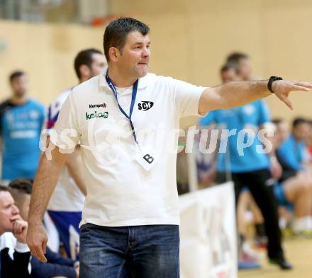 Handball HLA. SC Ferlach gegen HC Linz AG. Trainer Gregor Cvijic (Ferlach). Ferlach, 15.2.2014.
Foto: Kuess
---
pressefotos, pressefotografie, kuess, qs, qspictures, sport, bild, bilder, bilddatenbank