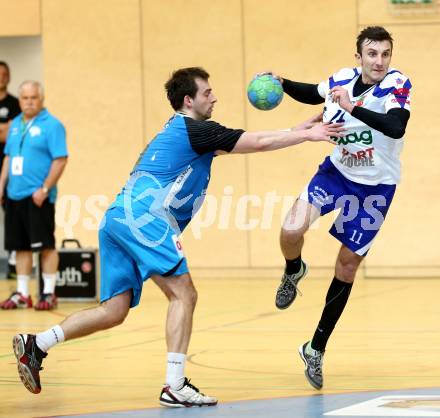 Handball HLA. SC Ferlach gegen HC Linz AG. Izudin Mujanovic  (Ferlach). Ferlach, 15.2.2014.
Foto: Kuess
---
pressefotos, pressefotografie, kuess, qs, qspictures, sport, bild, bilder, bilddatenbank