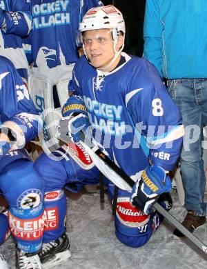 EBEL. Eishockey Bundesliga. Showtraining VSV am Rathausplatz in Villach.  Mario Lamoureux. Villach, am 21.2.2014.
Foto: Kuess 


---
pressefotos, pressefotografie, kuess, qs, qspictures, sport, bild, bilder, bilddatenbank