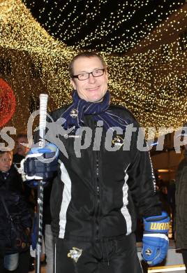 EBEL. Eishockey Bundesliga. Showtraining VSV am Rathausplatz in Villach.  Trainer Hannu Jaervenpaeae. Villach, am 21.2.2014.
Foto: Kuess 


---
pressefotos, pressefotografie, kuess, qs, qspictures, sport, bild, bilder, bilddatenbank