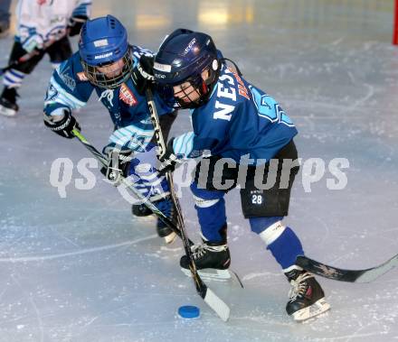 EBEL. Eishockey Bundesliga. Showtraining VSV am Rathausplatz in Villach.  Spiel der U8 Mannschaften. Nachwuchs. Villach, am 21.2.2014.
Foto: Kuess 


---
pressefotos, pressefotografie, kuess, qs, qspictures, sport, bild, bilder, bilddatenbank