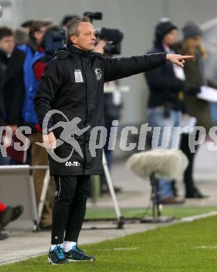 Fussball Bundesliga. RZ Pellets WAC.  Co-Trainer Manfred Nastl. Klagenfurt, 8.2.2014.
Foto: Kuess

---
pressefotos, pressefotografie, kuess, qs, qspictures, sport, bild, bilder, bilddatenbank