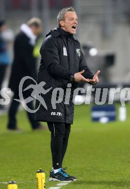 Fussball Bundesliga. RZ Pellets WAC.  Co-Trainer Manfred Nastl. Klagenfurt, 8.2.2014.
Foto: Kuess

---
pressefotos, pressefotografie, kuess, qs, qspictures, sport, bild, bilder, bilddatenbank